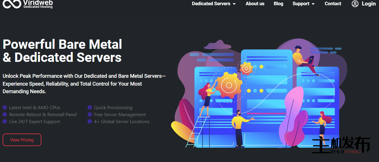 *ViridWeb.com | 便宜 | 俄罗斯专用服务器 | 10Gbps | 比特币支付 | 80 美元起