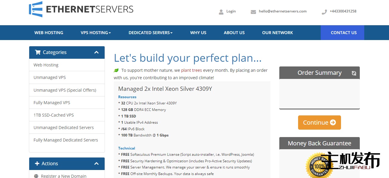 *每月 75 美元!英特尔至强-1230 v6 | DDR4 RAM | 非托管和完全托管