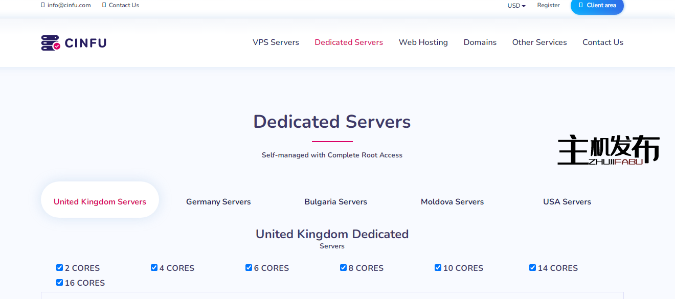 🔴 [英国|德国|保加利亚|马里兰|美国] CINFU - 裸机专用服务器 Intel、AMD 每月 29 欧元起 🔴