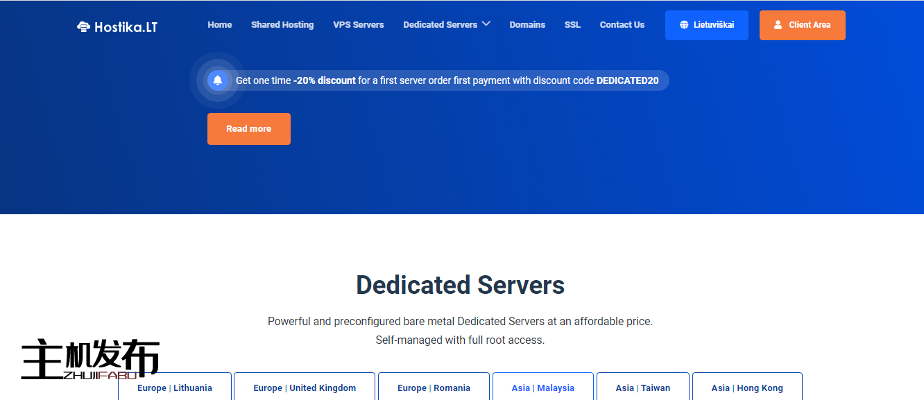 🔴欧洲：英国|RO|LT 亚洲：马来西亚|台湾|香港|日本 Intel 和 AMD Ryzen 专用服务器，价格低至 23.20 欧元