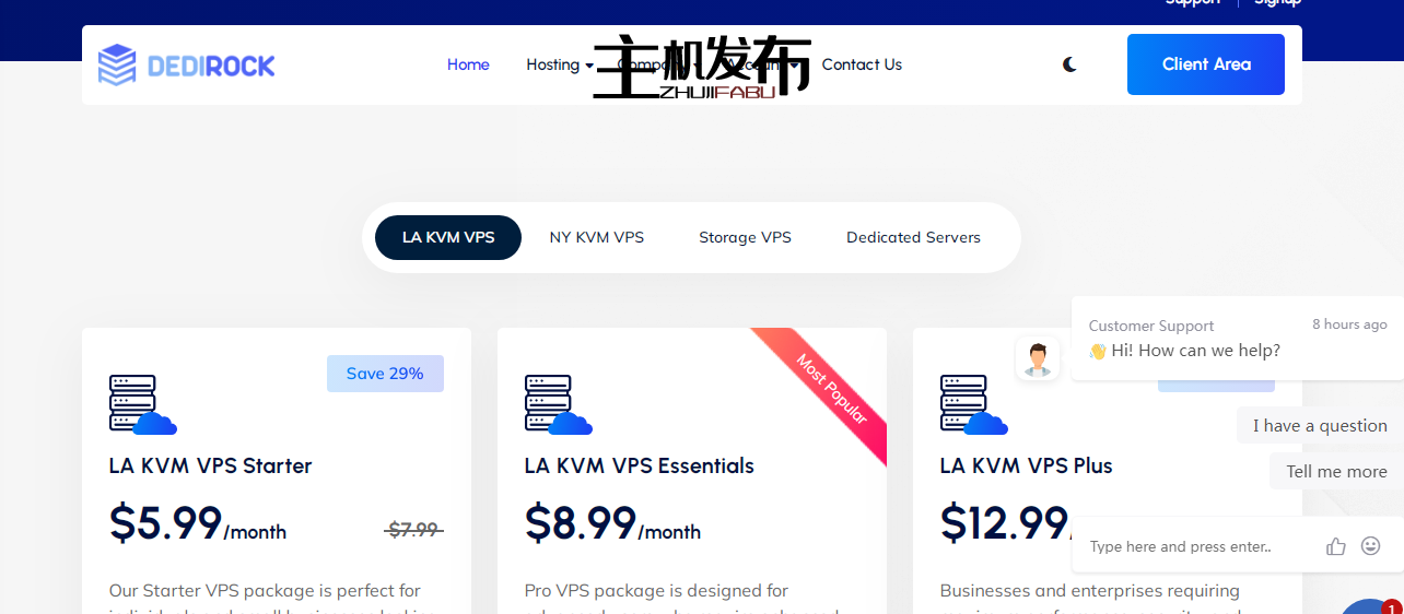 邮政立即享受 DediRock 独立服务器 10% 折扣优惠!!!