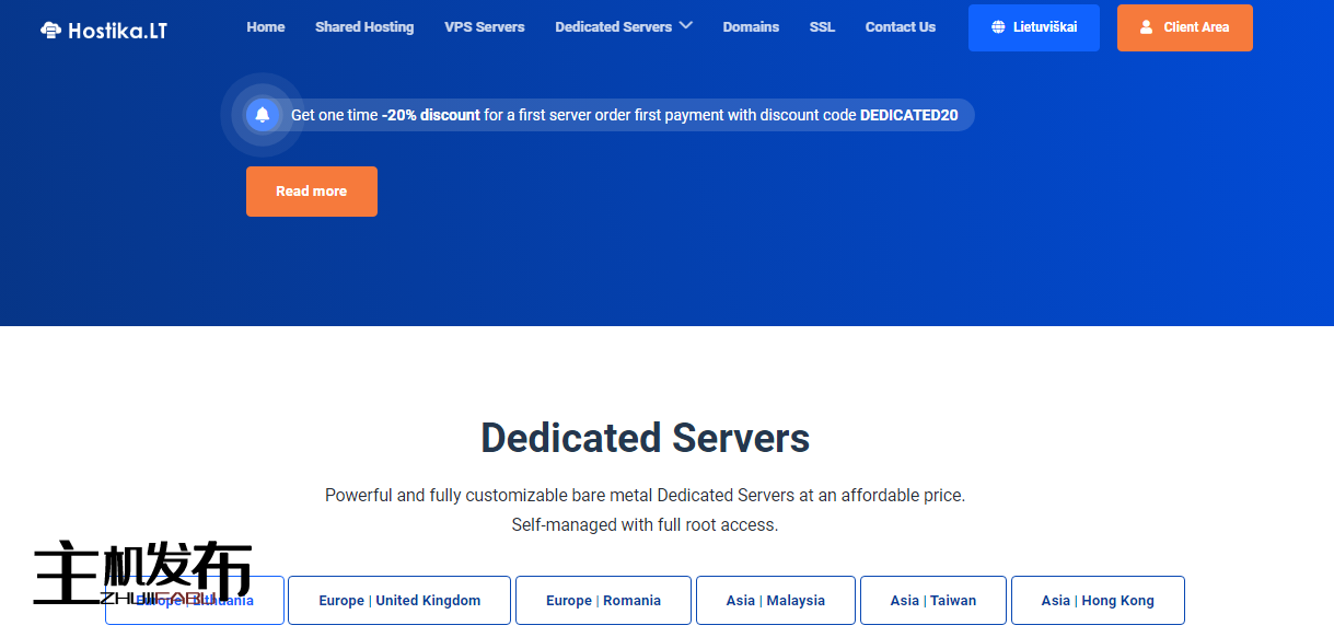 🔴欧洲：英国|RO|LT 亚洲：马来西亚|台湾|香港|日本 Intel 和 AMD Ryzen 专用服务器，价格低至 23.20 欧元