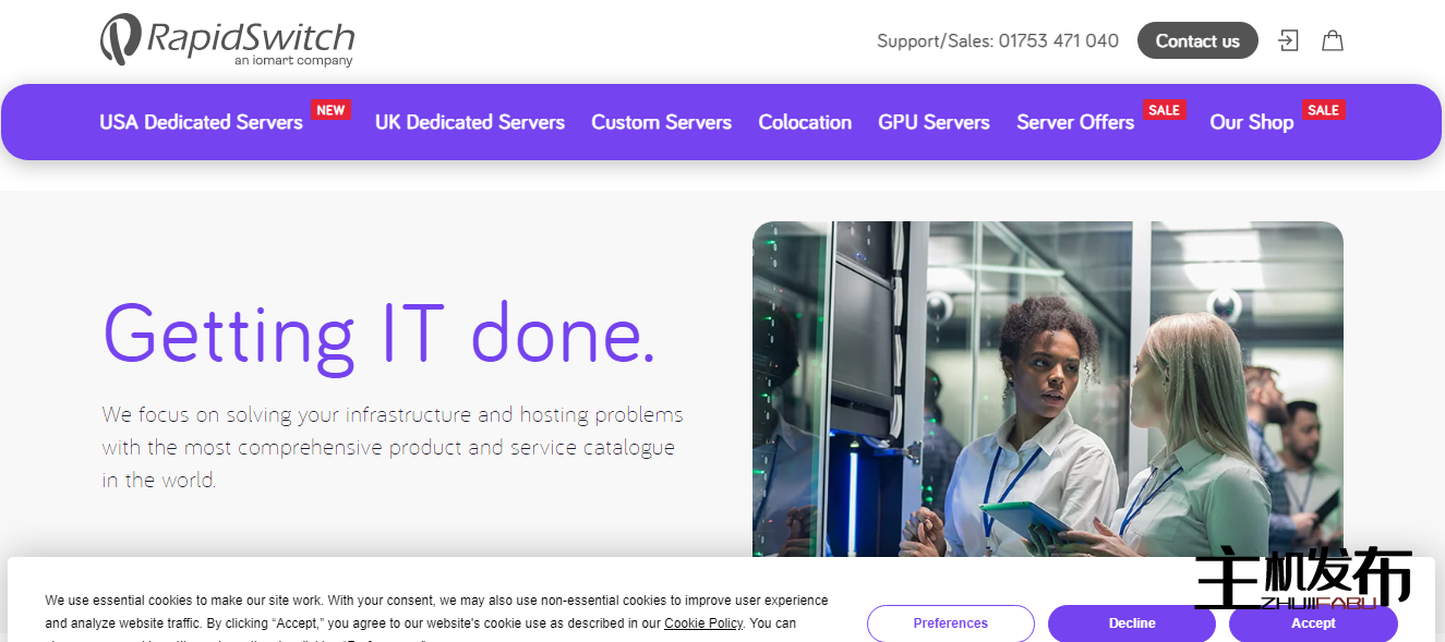 RapidSwitch 英国和美国前 3 个月 50% 折扣,服务器每月 15 英镑起