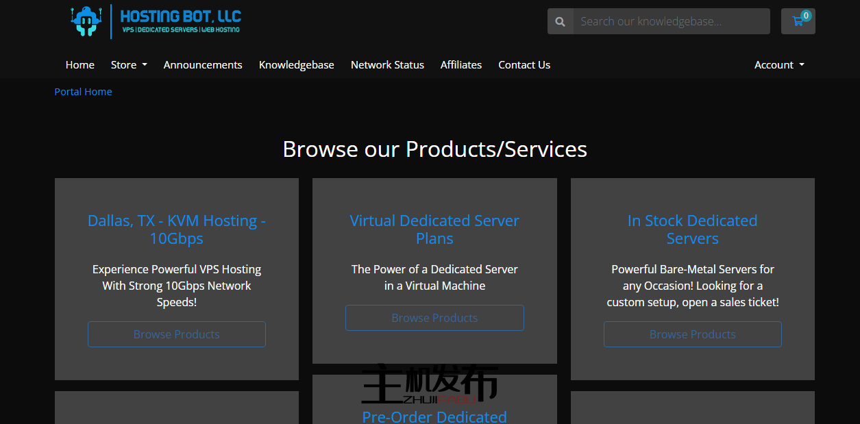 *[20% 折扣] Hosting Bot, LLC | 德克萨斯州达拉斯 / 弗吉尼亚州阿什本 | 裸机服务器 | 1-10Gbps