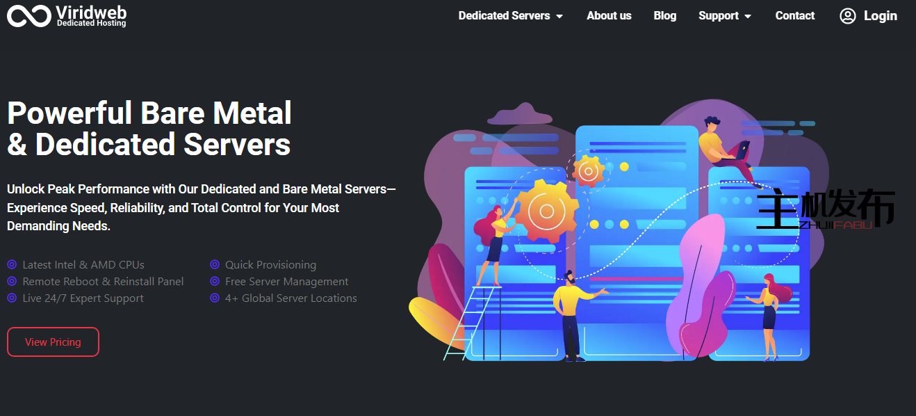 *ViridWeb.com | 便宜 | 俄罗斯专用服务器 | 10Gbps | 比特币支付 | 80 美元起