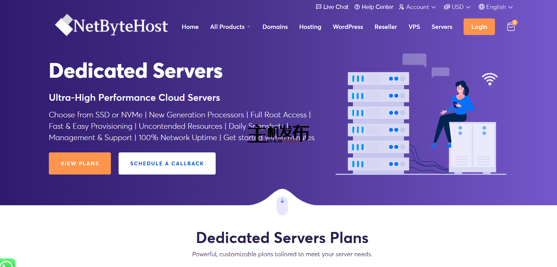 高性能专用服务器 48 美元/月起 |美国数据中心 – 11 个位置