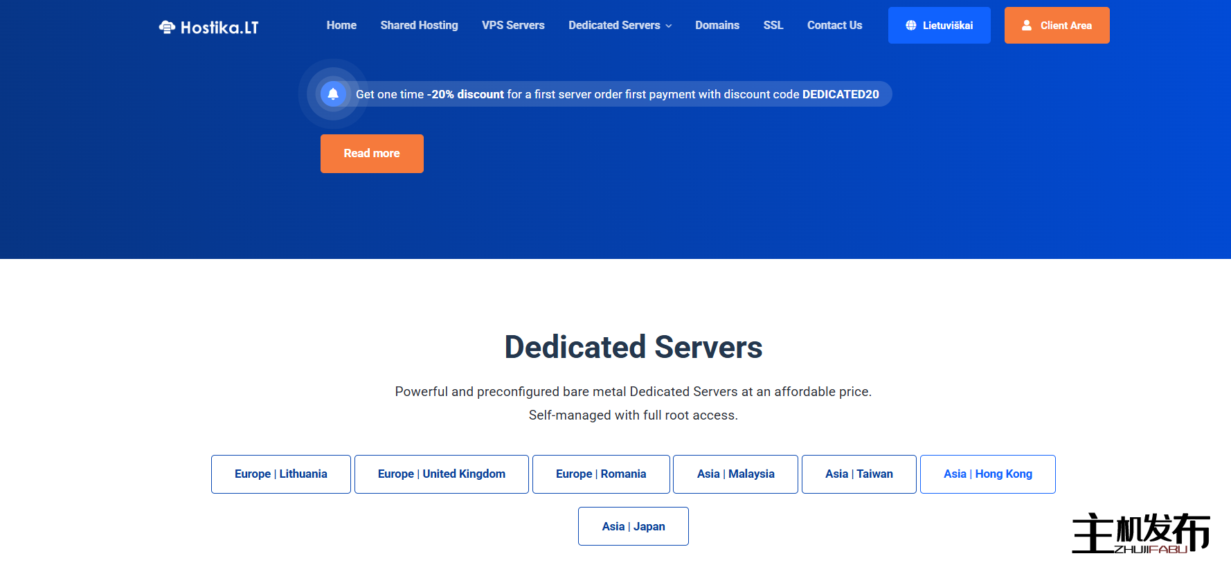 欧洲:英国|RO|LT 亚洲:MY|TW|香港|JP Intel 和 AMD Ryzen 专用服务器 23.20 欧元起