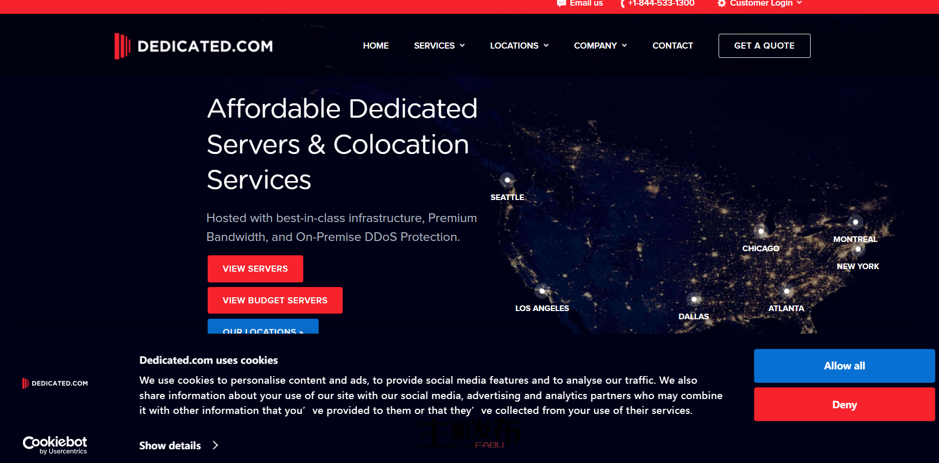 DEDICATED.COM ： Intel Xeon Dual E5-2630v4 |128GB 内存 |2 个 2TB SSD |10Gbps |129 美元/月