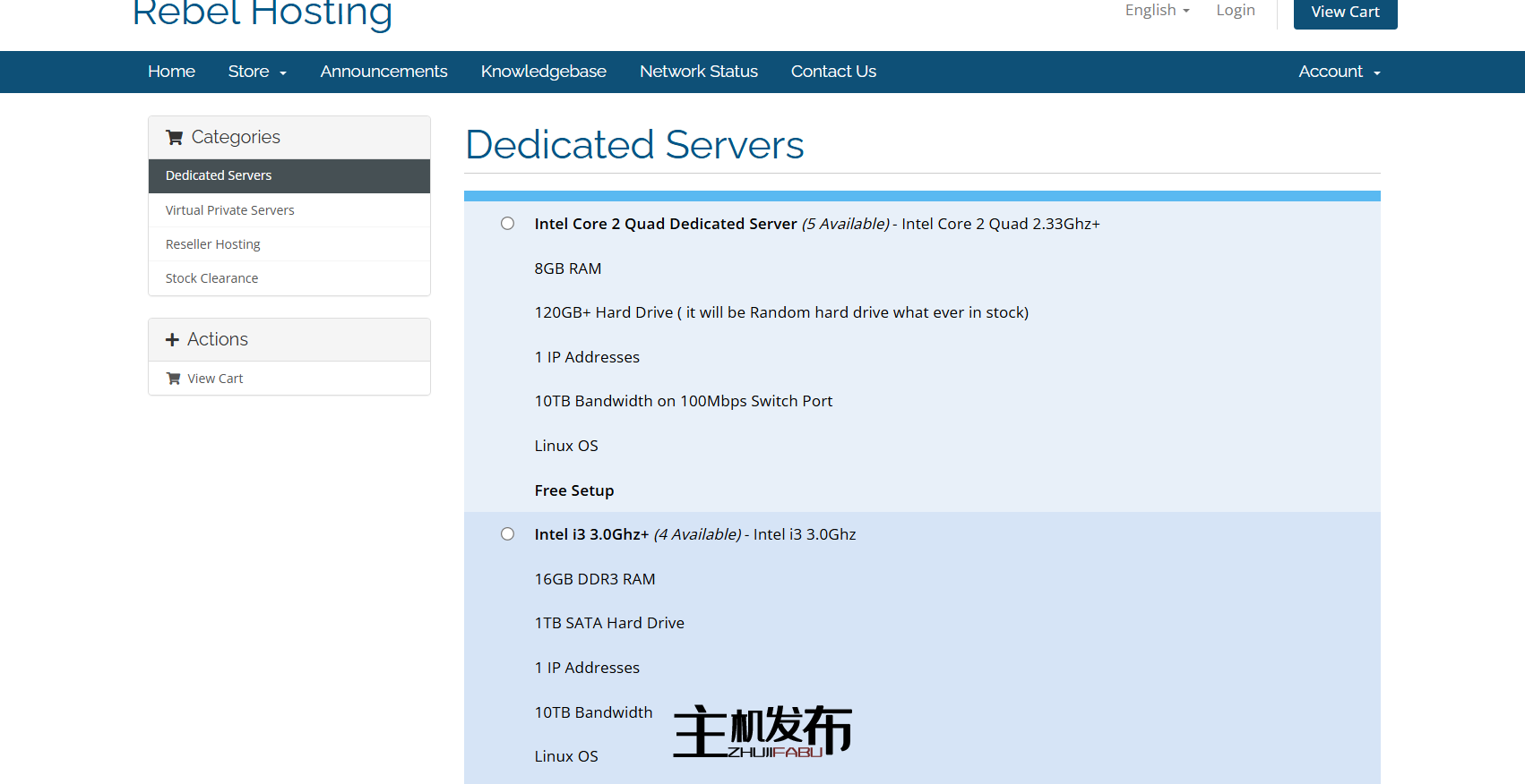 美国西海岸专用服务器 起价 @ 25 美元/月 - E3 / E5,配备 32GB RAM 30 美元/月 *