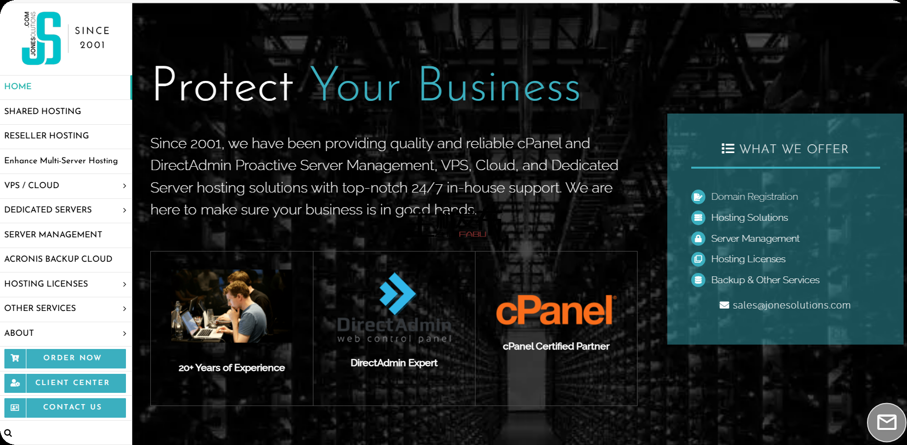 *完全托管的 cPanel/DirectAdmin/Webuzo 服务器 - 亚洲|欧洲 |美国