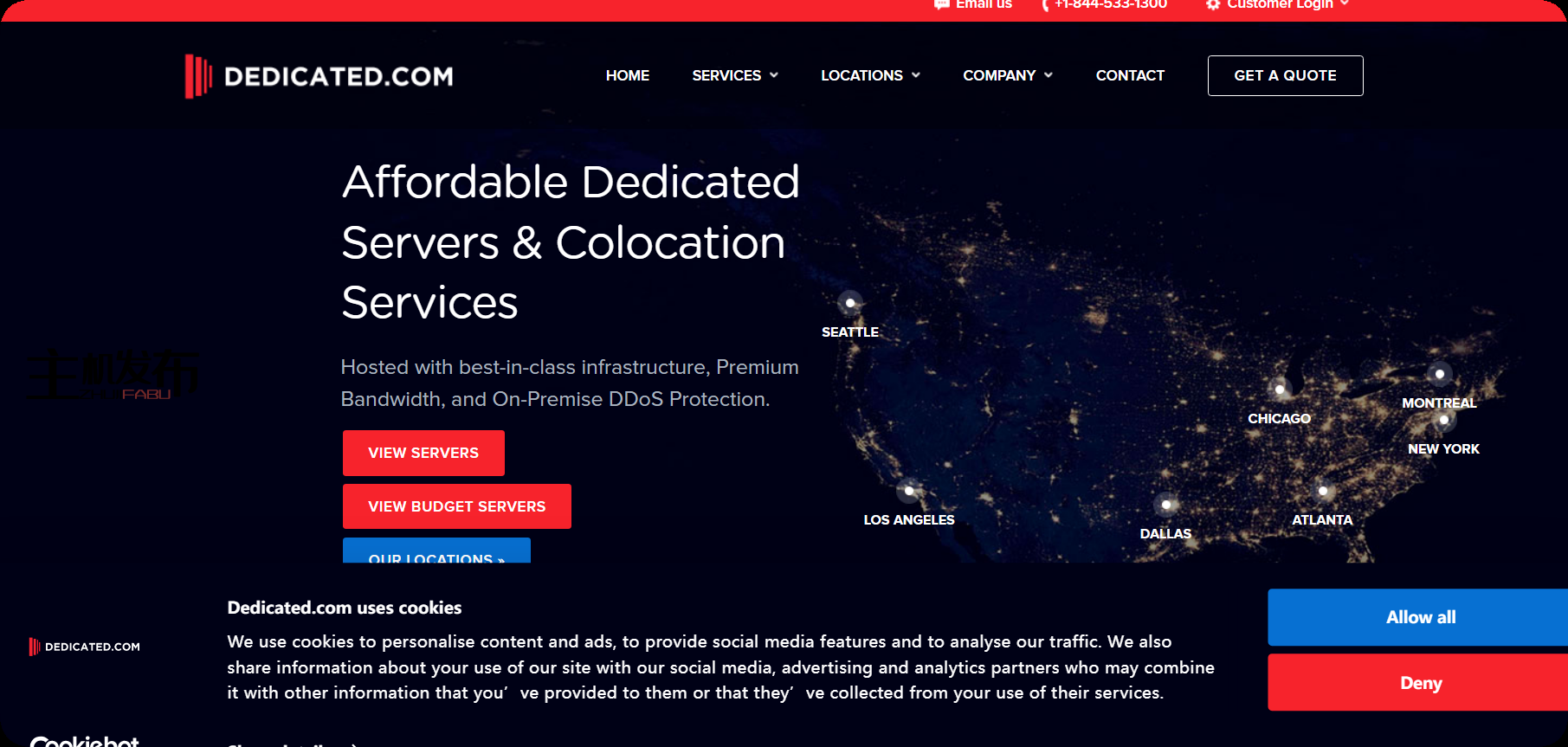 [DEDICATED.COM]英特尔至强双核 E5-2630v4 |128GB 内存 |2 个 2TB SSD |10 Gbps的