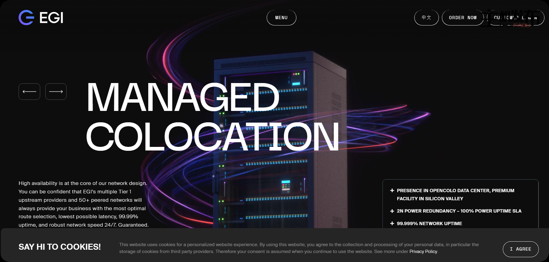 ♥ HPC 特价：EGI 托管 CA - 44 核 - 512GB RAM - 1Gbps 无限 ♥ 8TB SSD ♥