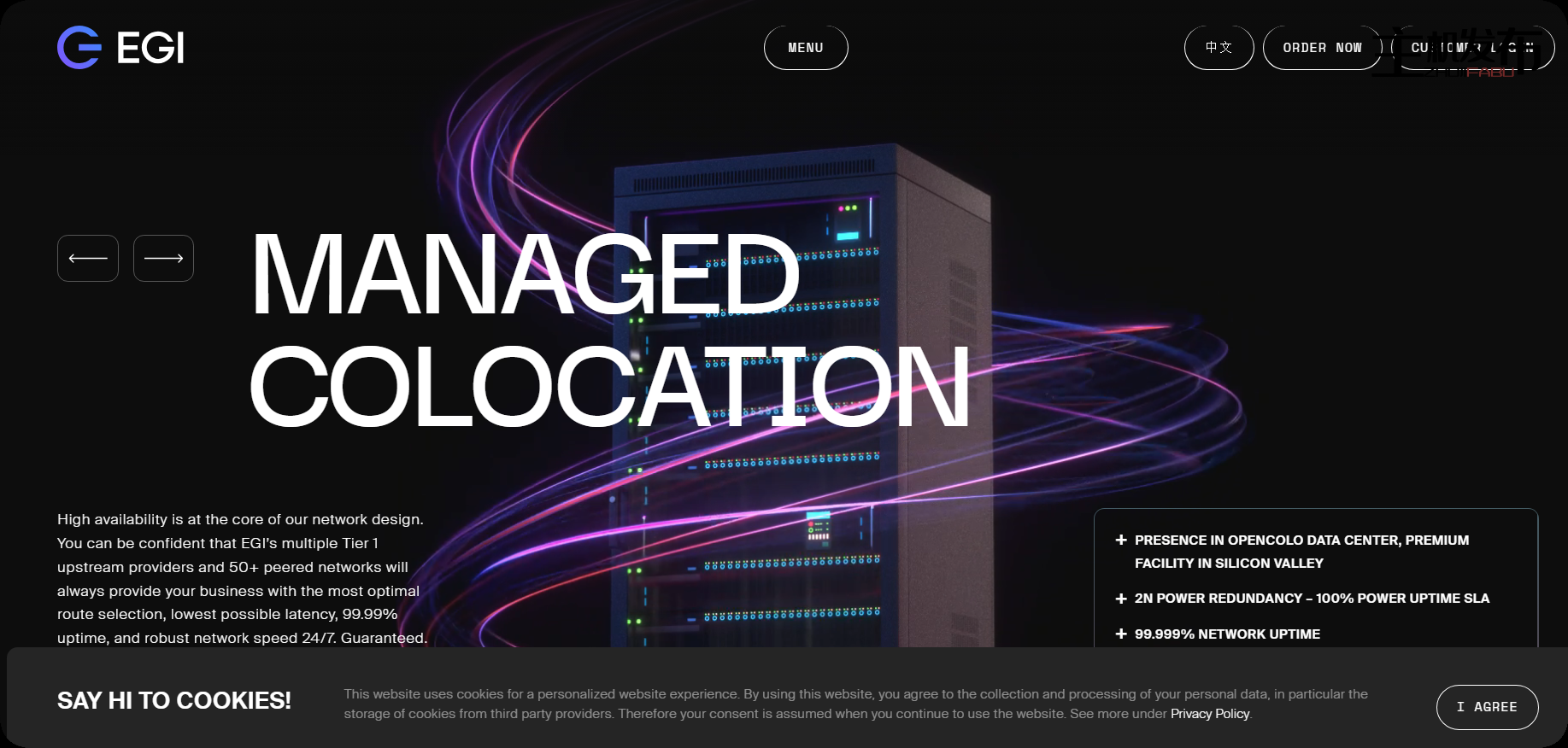 ♥ HPC 特价：EGI 托管 CA - 44 核 - 512GB RAM - 1Gbps 无限 ♥ 8TB SSD ♥
