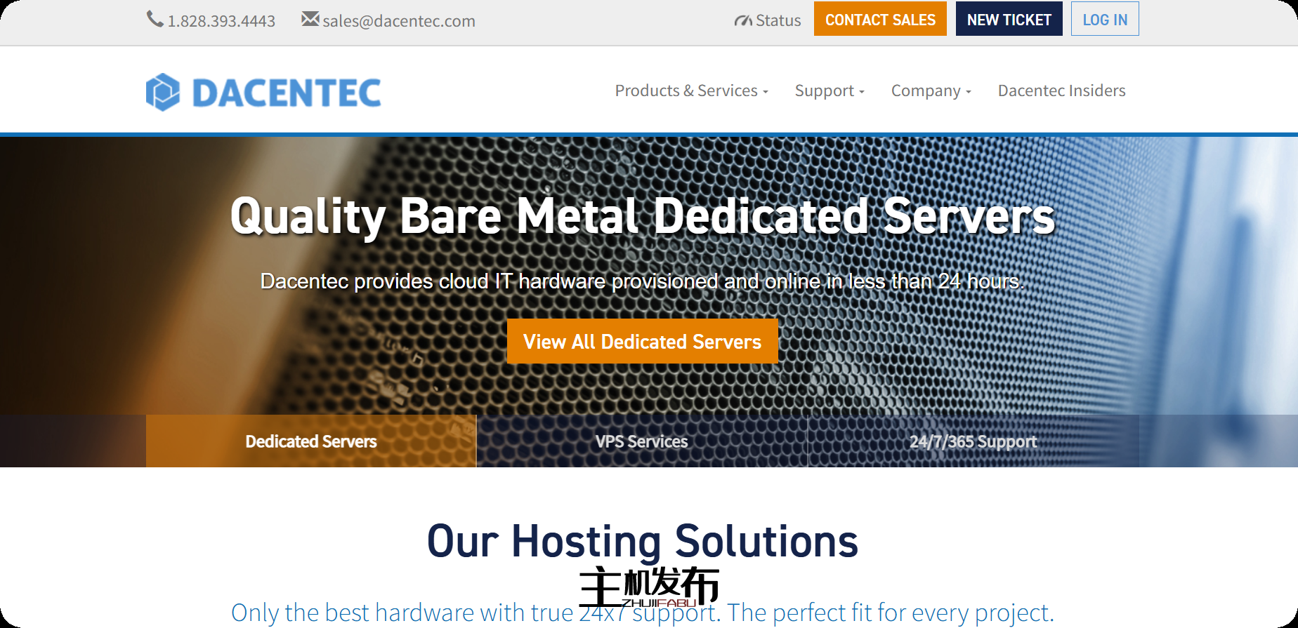 DACENTEC >>> 专用服务器 - NVME 服务器 - RTO 服务器 - 99.999% SLA