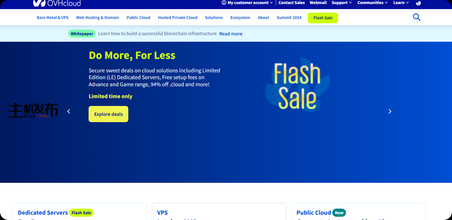 OVHcloud Flash/Spring Sale ⚡ 限量版专用服务器 🌍 EU/NAM/APAC 位置