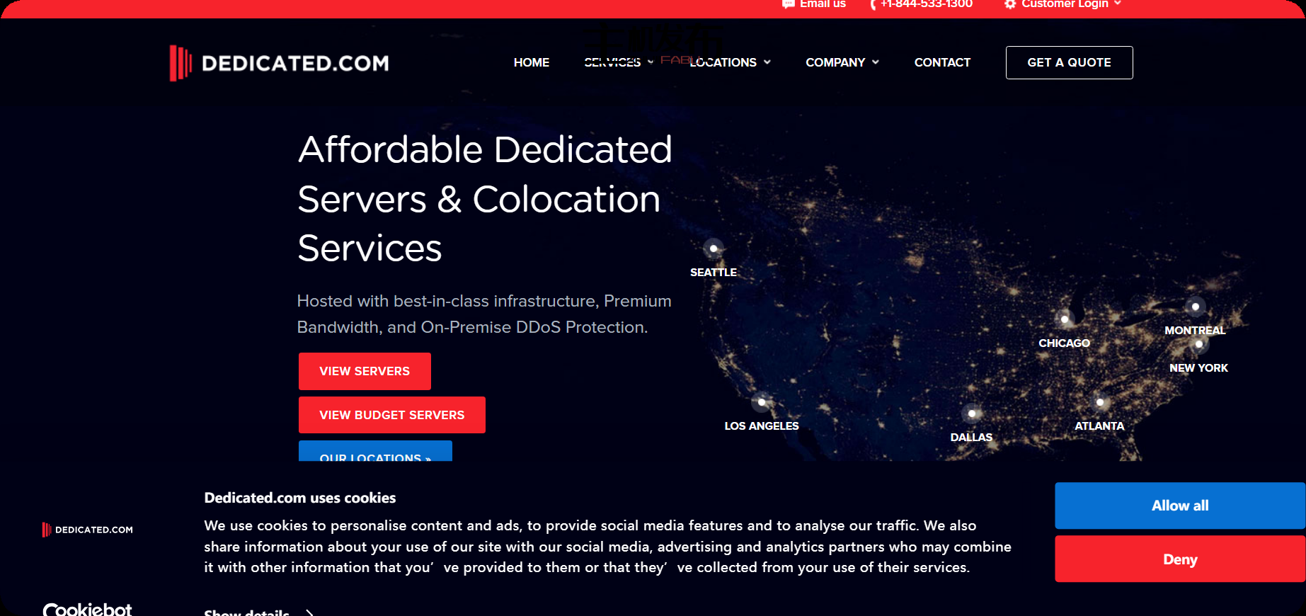 [DEDICATED.COM]英特尔至强双核 E5-2630v4 |128GB 内存 |2 个 2TB SSD |10 Gbps的