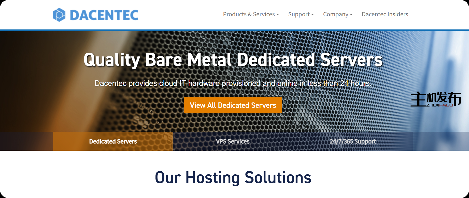 DACENTEC >>> 专用服务器 - NVME 服务器 - RTO 服务器 - 99.999% SLA