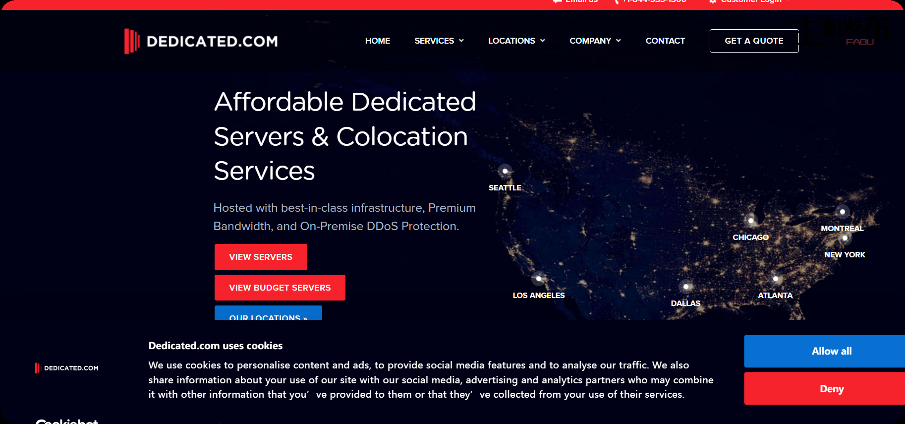 [DEDICATED.COM]英特尔至强双核 E5-2630v4 |128GB 内存 |2 个 2TB SSD |10 Gbps的