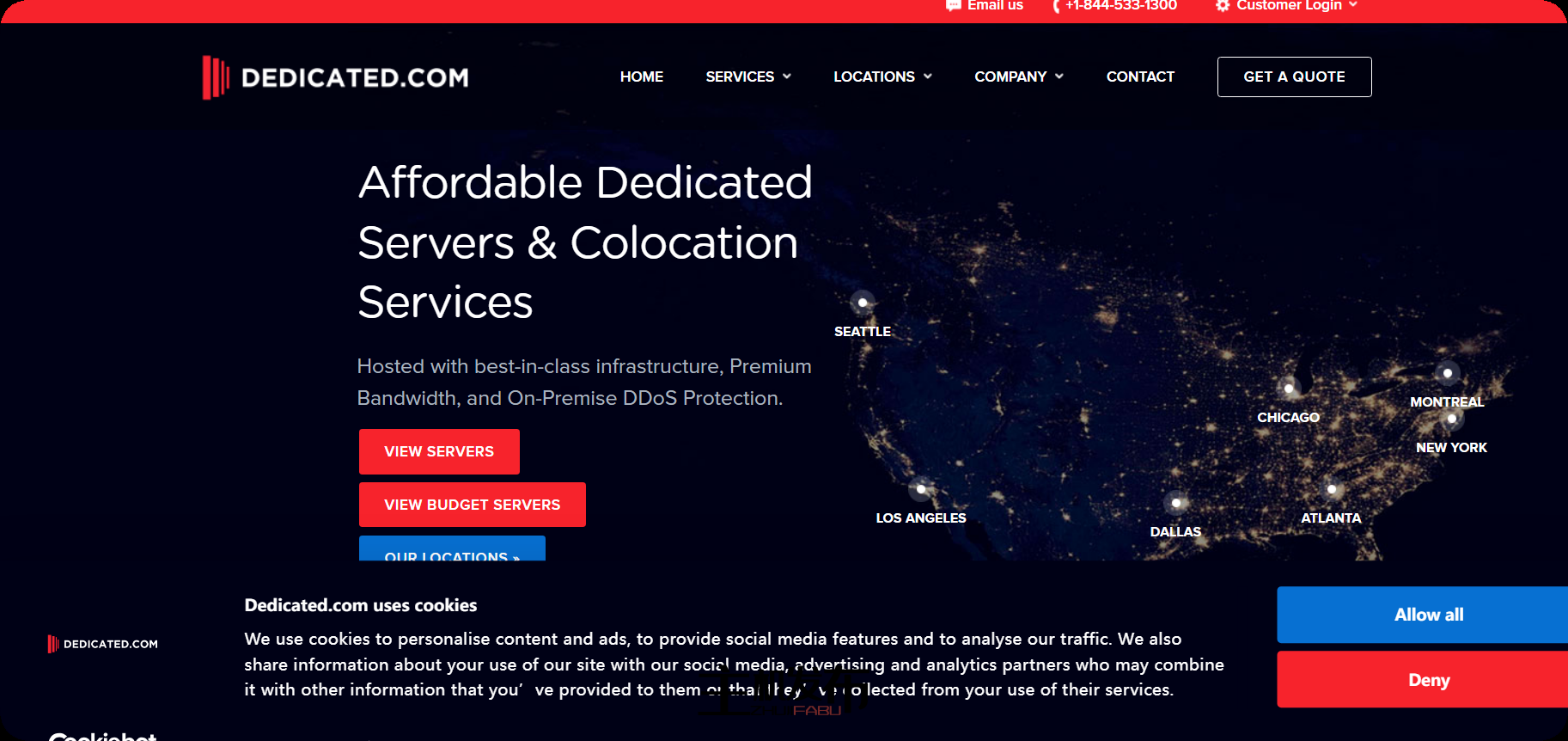 [DEDICATED.COM]英特尔至强双核 E5-2630v4 |128GB 内存 |2 个 2TB SSD |10 Gbps的