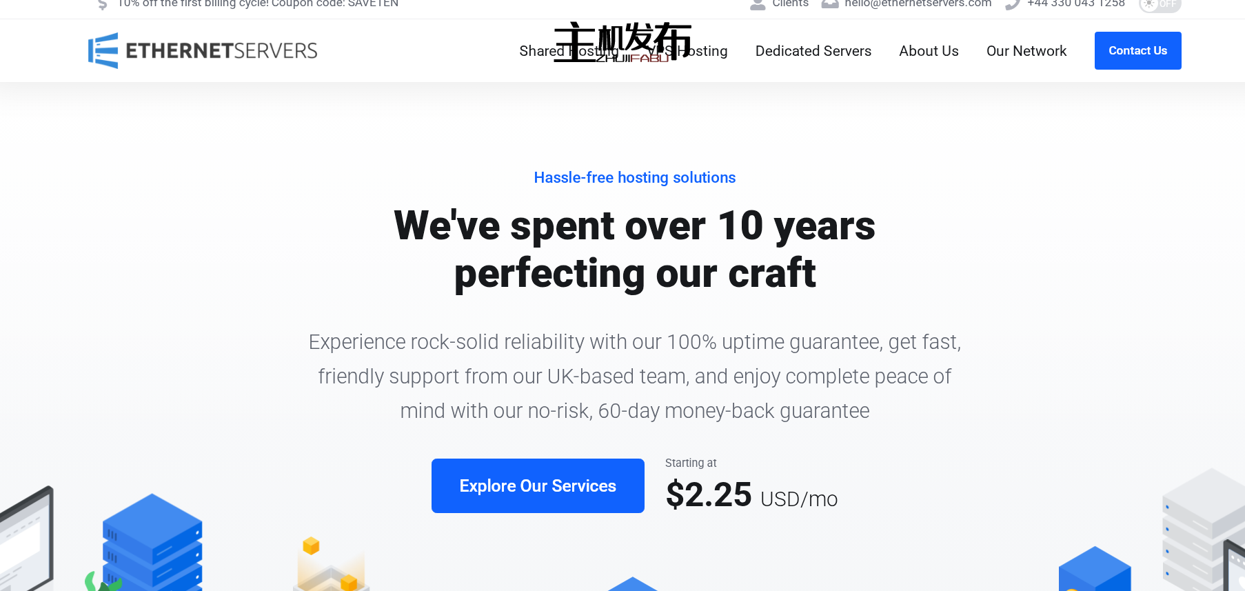 *高性能和高存储 - 每月仅需.95 - 欧洲和美国