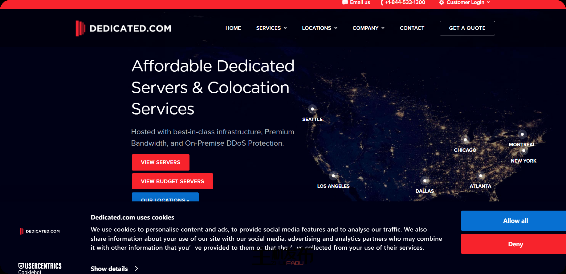 [DEDICATED.COM]英特尔至强双核 E5-2630v4 |128GB 内存 |2 个 2TB SSD |10 Gbps的