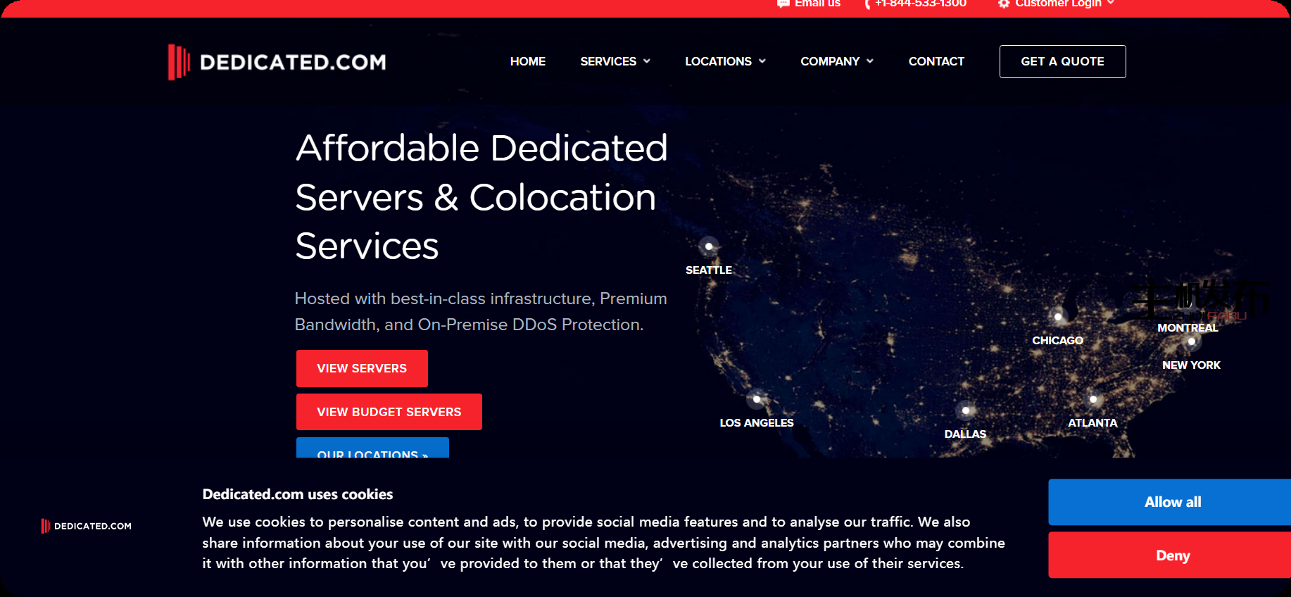 [DEDICATED.COM]英特尔至强双核 E5-2630v4 |128GB 内存 |2 个 2TB SSD |10 Gbps的