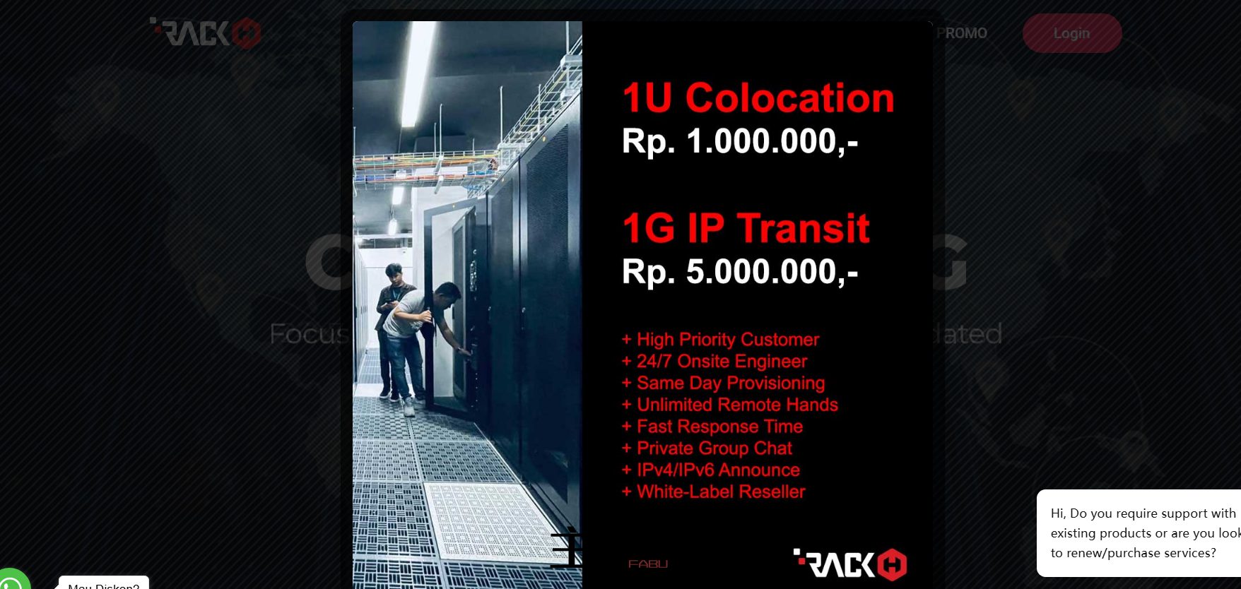 专用服务器新加坡和印度尼西亚数据中心 39.5 美元 - RACKH