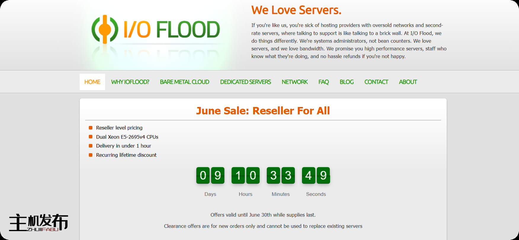 * IOFLOOD.com █ Reseller Discount FOR ALL █ Dual E5-2695v4 from