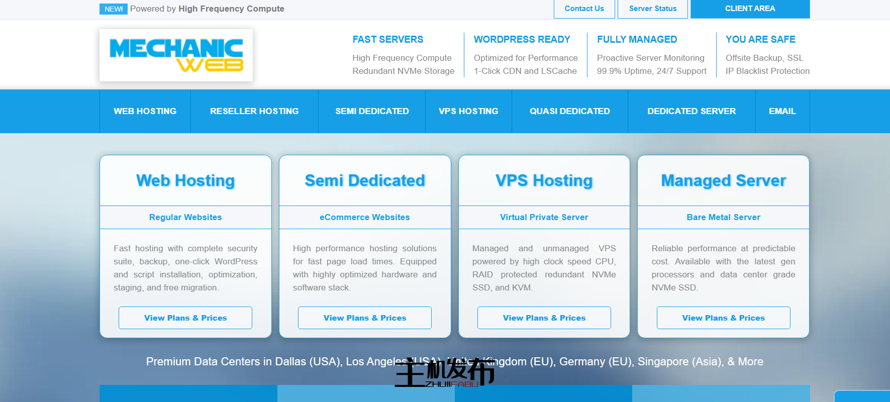 *MechanicWeb : 美国/欧盟/英国/亚太地区 - Ryzen 9950X 托管型和非托管型 - PCIE 5.0 NVMe |10 Gbps