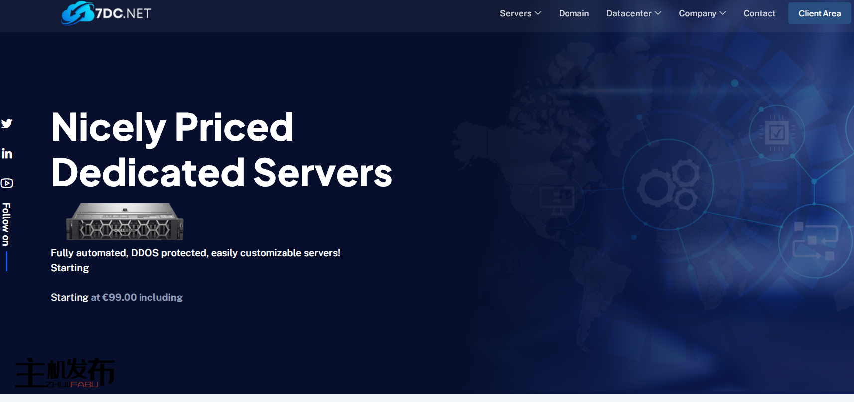 *7DC.NET - 欧盟位置 Nvme 专用服务器 10G 上行链路