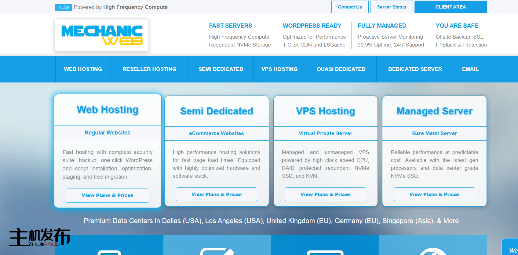 *MechanicWeb : 美国/欧盟/英国/亚太地区 - Ryzen 9950X 托管型和非托管型 - PCIE 5.0 NVMe |10 Gbps