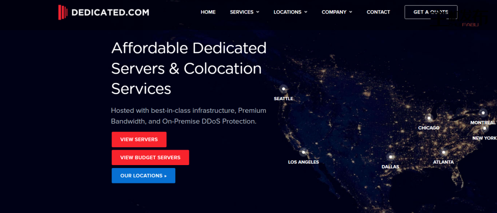 DEDICATED.COM - 英特尔®至强™ E3-1230v2 |8GB - 2 个 1TB 硬盘 |.99