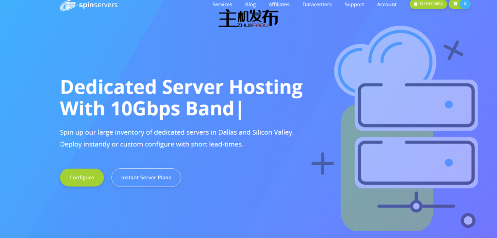 Spin Servers：四路铂金8173M (56C/192T) / 1TB内存 / 4x3.84TB SSD，高配服务器支持定制